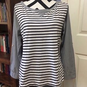 Anthropologie Postmark Striped Top